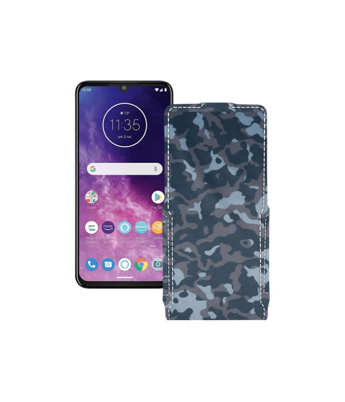 Чохол-флип з екошкіри для телефону Motorola One Zoom