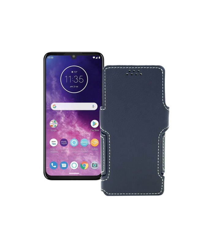 Чохол-книжка з екошкіри для телефону Motorola One Zoom