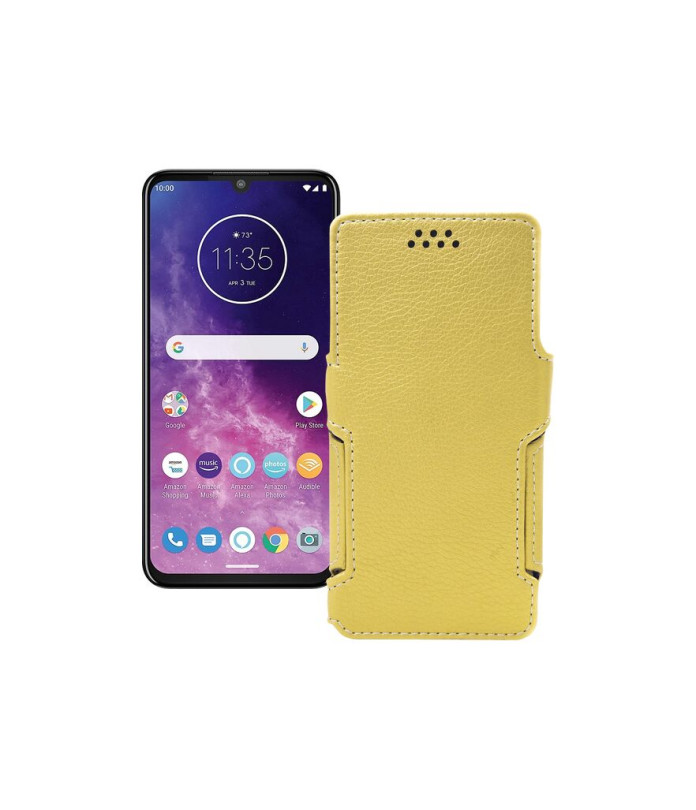 Чохол-книжка з екошкіри для телефону Motorola One Zoom