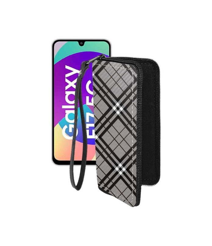 Чохол-гаманець з екошкіри для телефону Samsung Galaxy F17 (E176)
