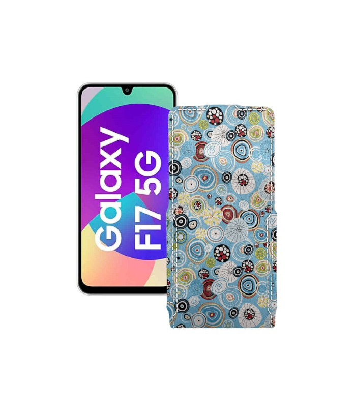 Чохол-флип з екошкіри для телефону Samsung Galaxy F17 (E176)