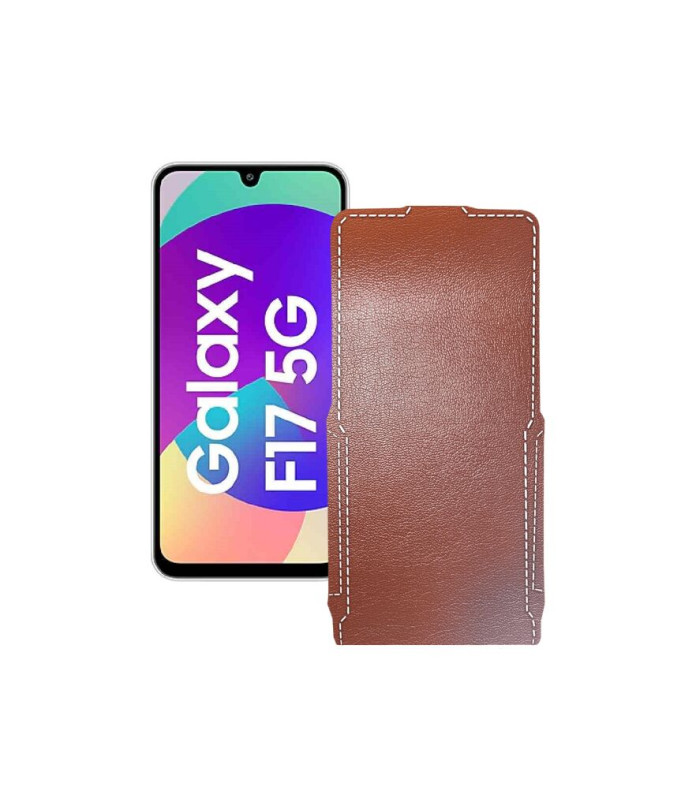 Чохол-флип з екошкіри для телефону Samsung Galaxy F17 (E176)