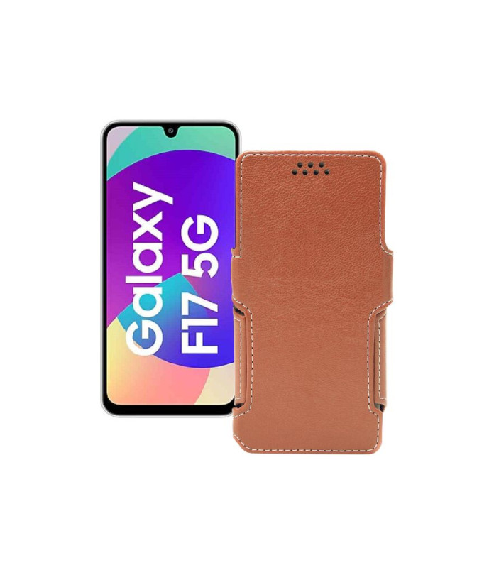 Чохол-книжка з екошкіри для телефону Samsung Galaxy F17 (E176)
