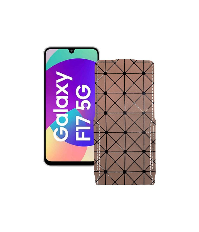 Чохол-флип з екошкіри для телефону Samsung Galaxy F17 (E176)