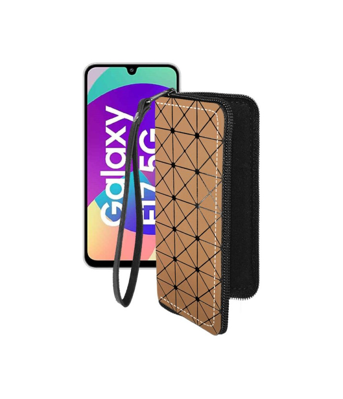 Чохол-гаманець з екошкіри для телефону Samsung Galaxy F17 (E176)