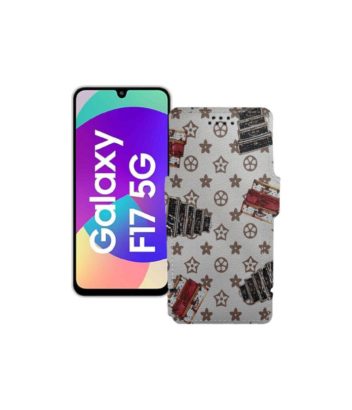 Чохол-книжка з екошкіри для телефону Samsung Galaxy F17 (E176)