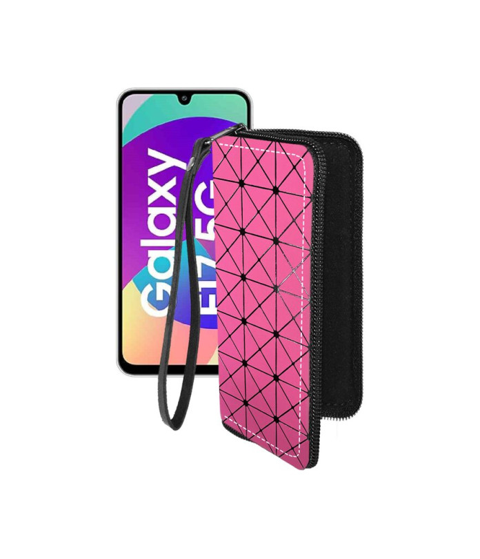 Чохол-гаманець з екошкіри для телефону Samsung Galaxy F17 (E176)