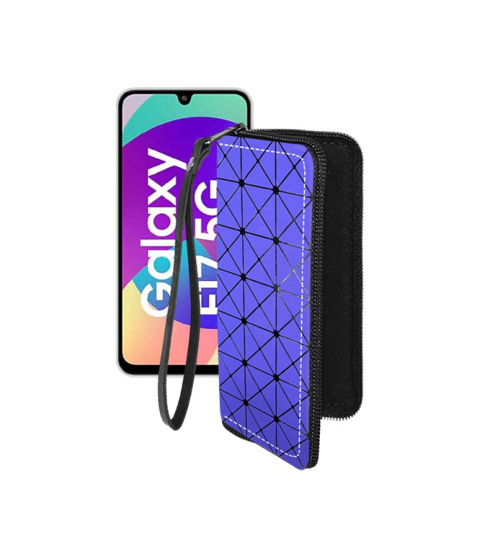 Чохол-гаманець з екошкіри для телефону Samsung Galaxy F17 (E176)