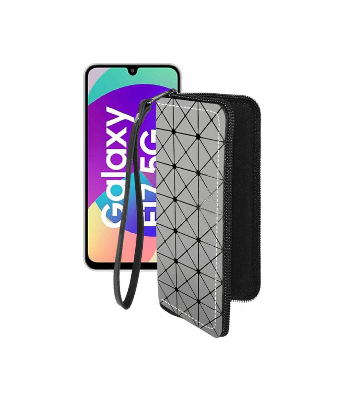 Чохол-гаманець з екошкіри для телефону Samsung Galaxy F17 (E176)