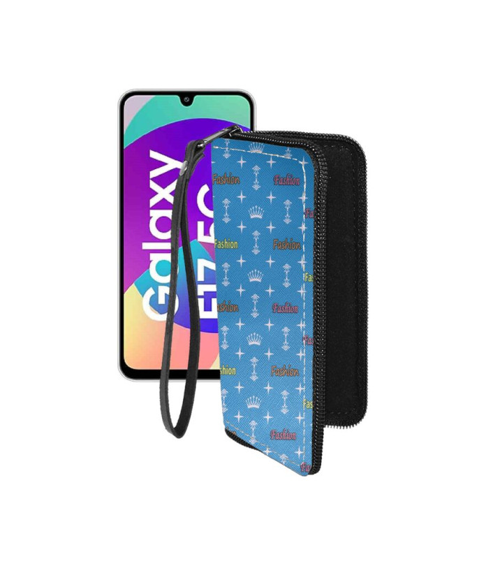 Чохол-гаманець з екошкіри для телефону Samsung Galaxy F17 (E176)