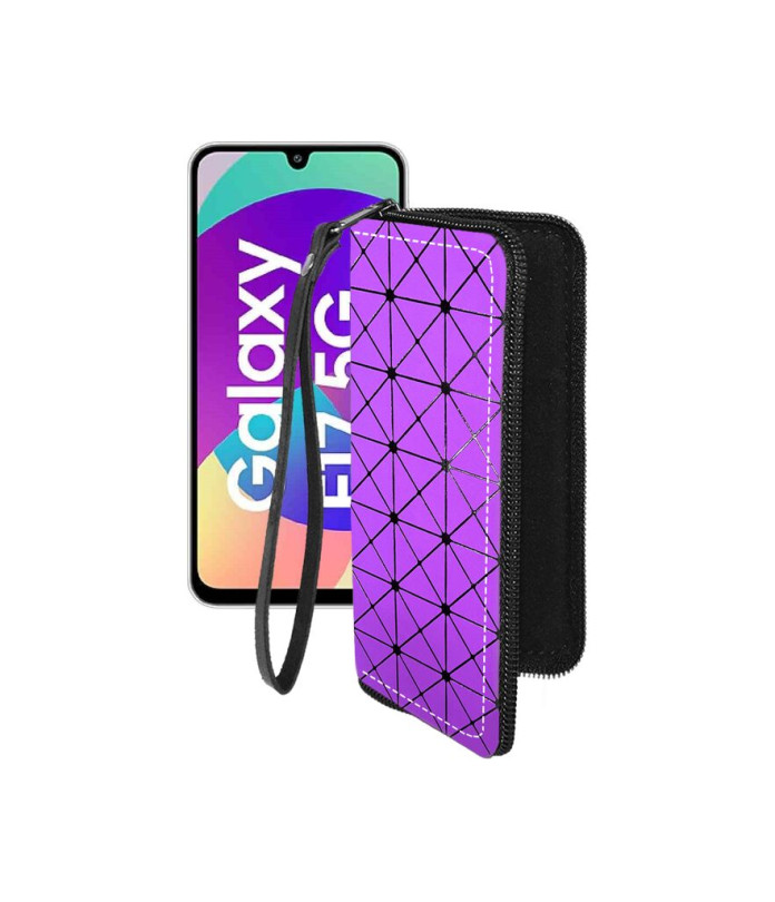 Чохол-гаманець з екошкіри для телефону Samsung Galaxy F17 (E176)