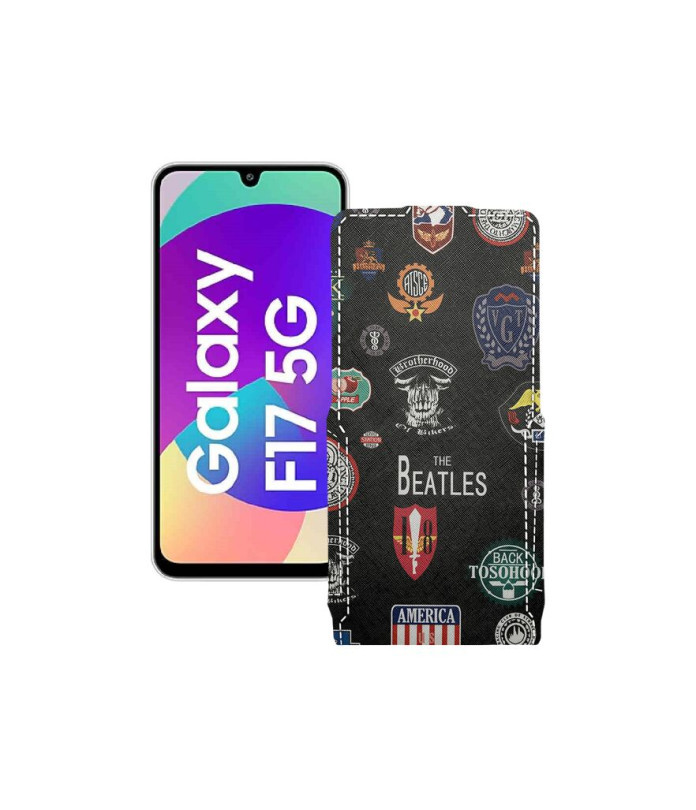 Чохол-флип з екошкіри для телефону Samsung Galaxy F17 (E176)