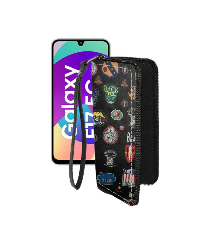 Чохол-гаманець з екошкіри для телефону Samsung Galaxy F17 (E176)