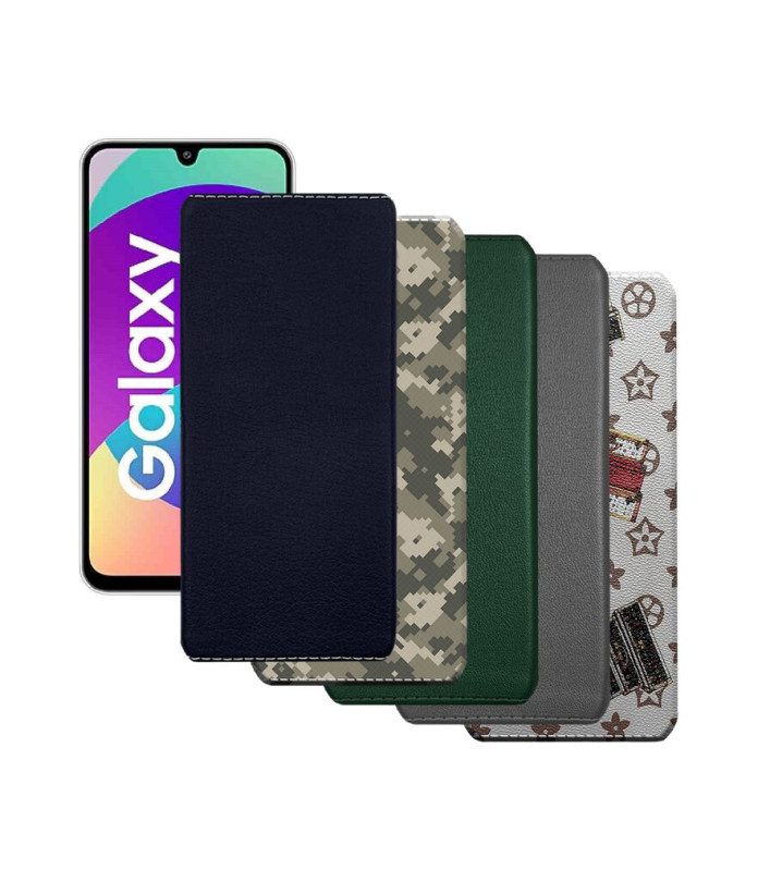 Накладка з екошкіри для телефону Samsung Galaxy F17 (E176)