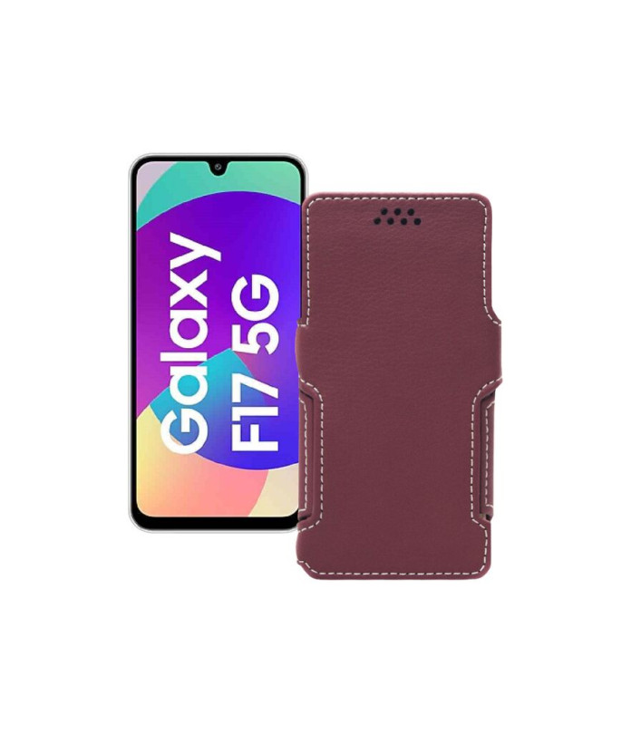 Чохол-книжка з екошкіри для телефону Samsung Galaxy F17 (E176)