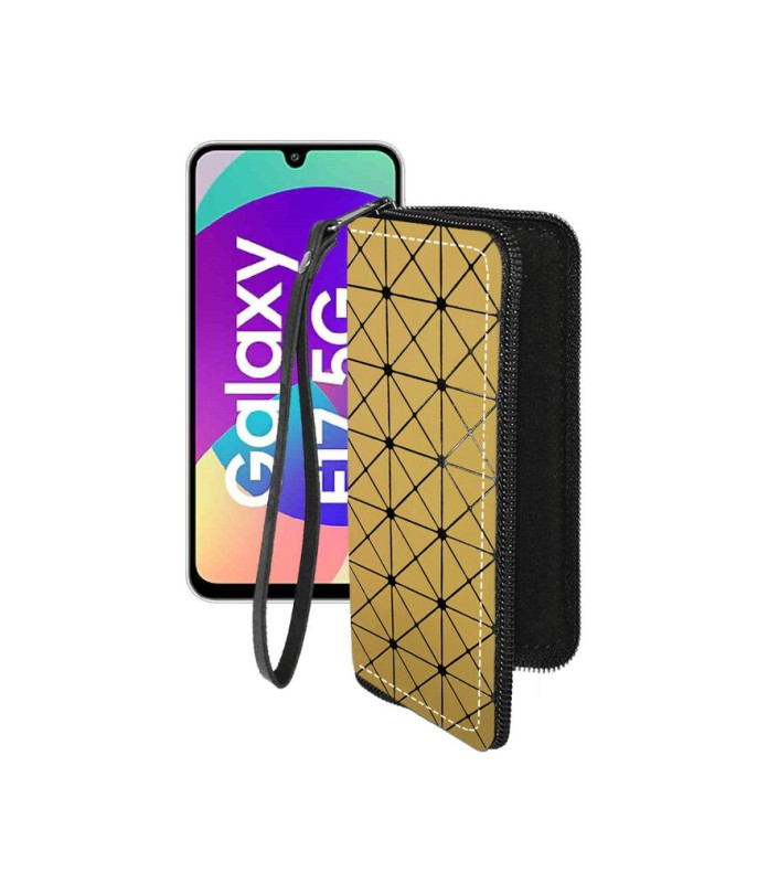 Чохол-гаманець з екошкіри для телефону Samsung Galaxy F17 (E176)