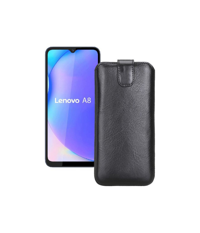 Витяжка з екошкіри для телефону Lenovo A8 (2020)