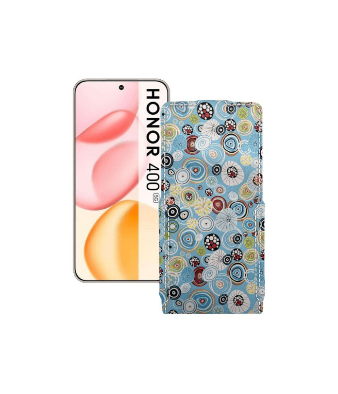 Чохол-флип з екошкіри для телефону Honor 400