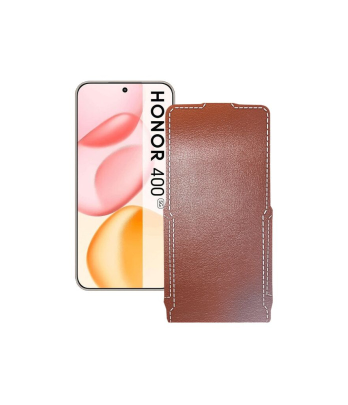 Чохол-флип з екошкіри для телефону Honor 400