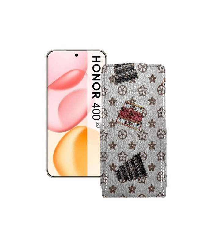 Чохол-флип з екошкіри для телефону Honor 400