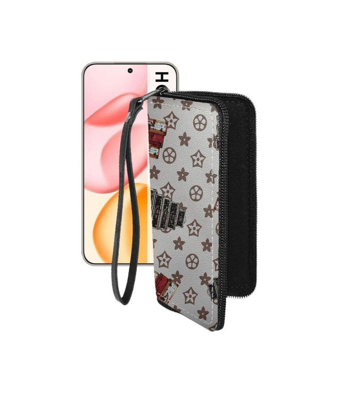 Чохол-гаманець з екошкіри для телефону Honor 400