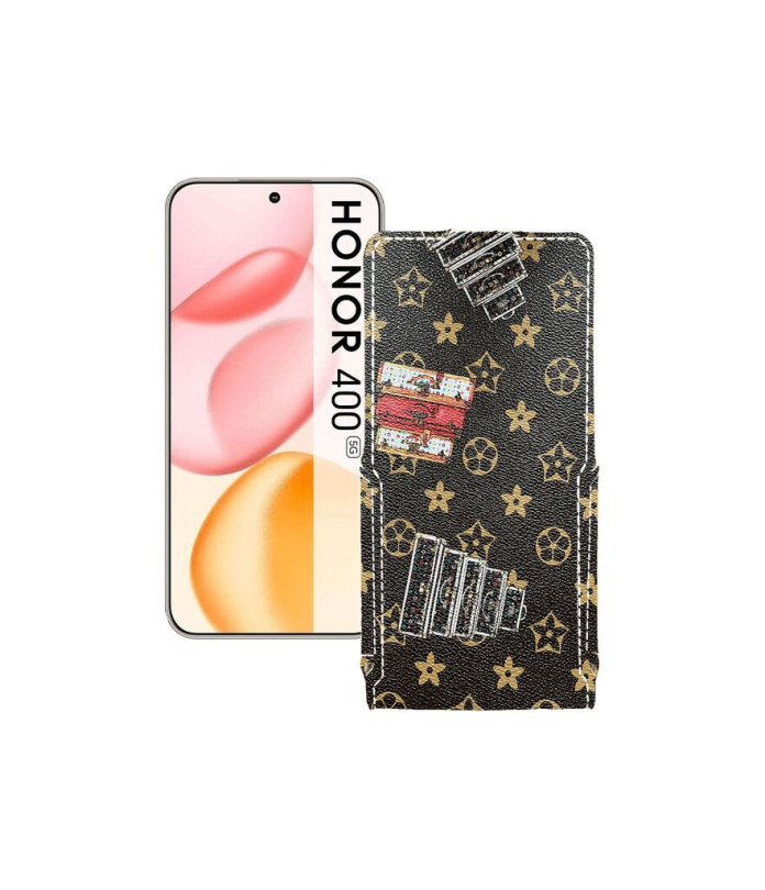 Чохол-флип з екошкіри для телефону Honor 400