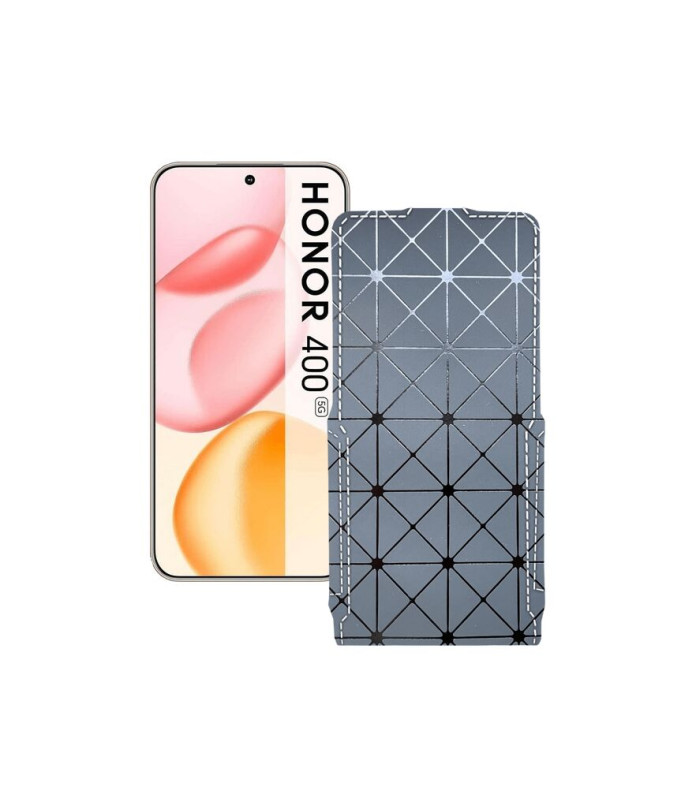 Чохол-флип з екошкіри для телефону Honor 400