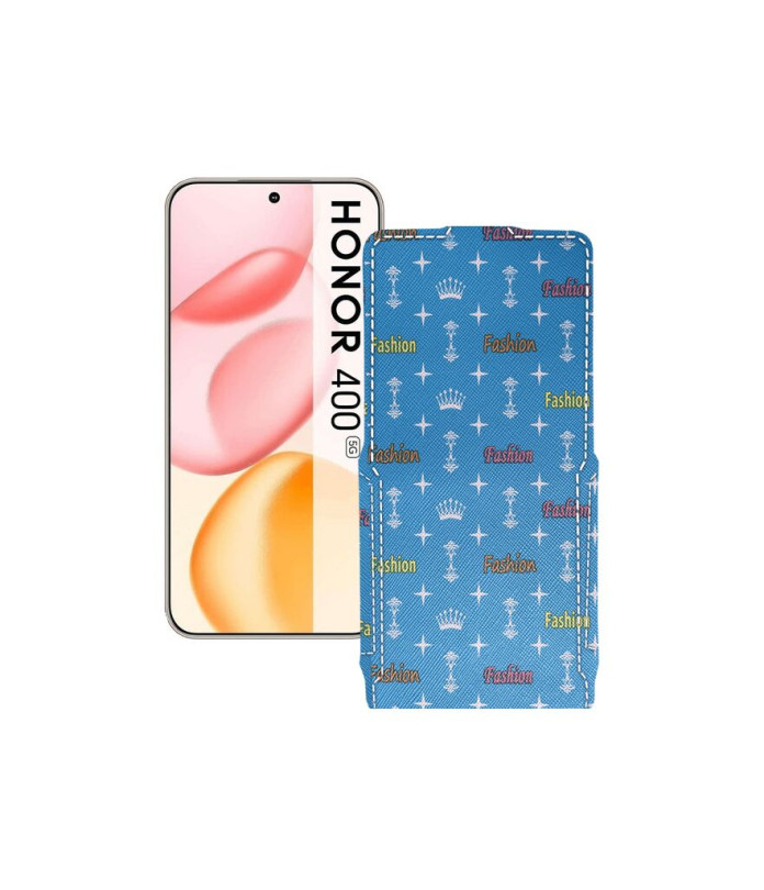Чохол-флип з екошкіри для телефону Honor 400