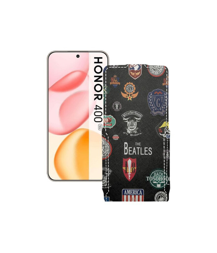 Чохол-флип з екошкіри для телефону Honor 400