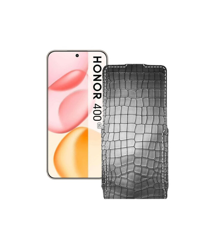 Чохол-флип з екошкіри для телефону Honor 400