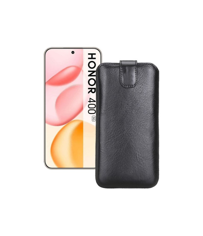 Витяжка з екошкіри для телефону Honor 400