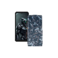 Чохол-флип з екошкіри для телефону Oukitel WP62