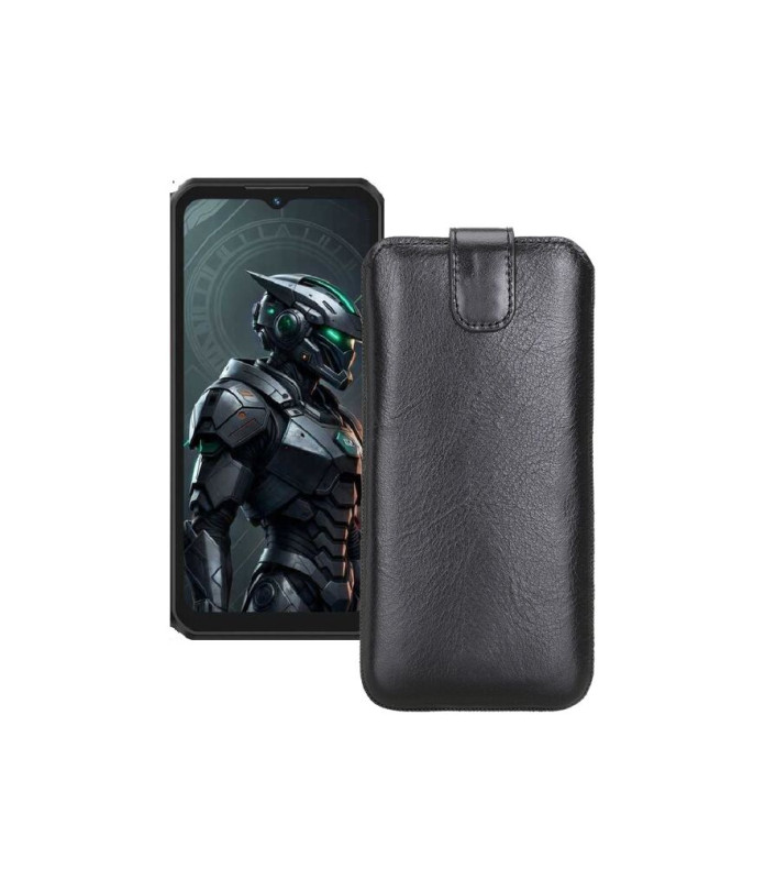 Витяжка з екошкіри для телефону Oukitel WP62