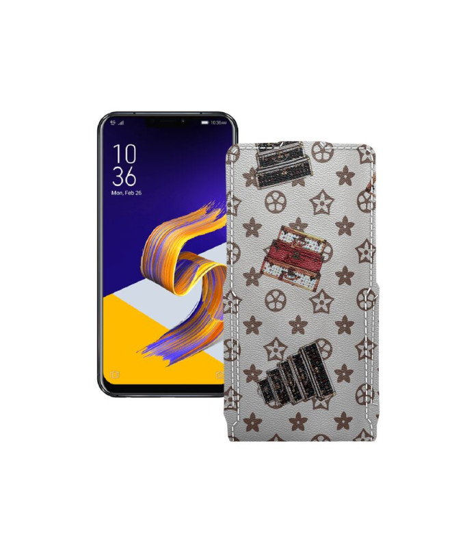 Чохол-флип з екошкіри для телефону Asus ZenFone 5 ZE620KL