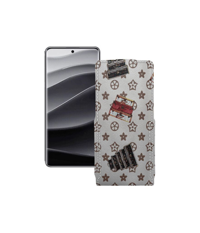 Чохол-флип з екошкіри для телефону Xiaomi Redmi Note 14 Pro Plus 5G