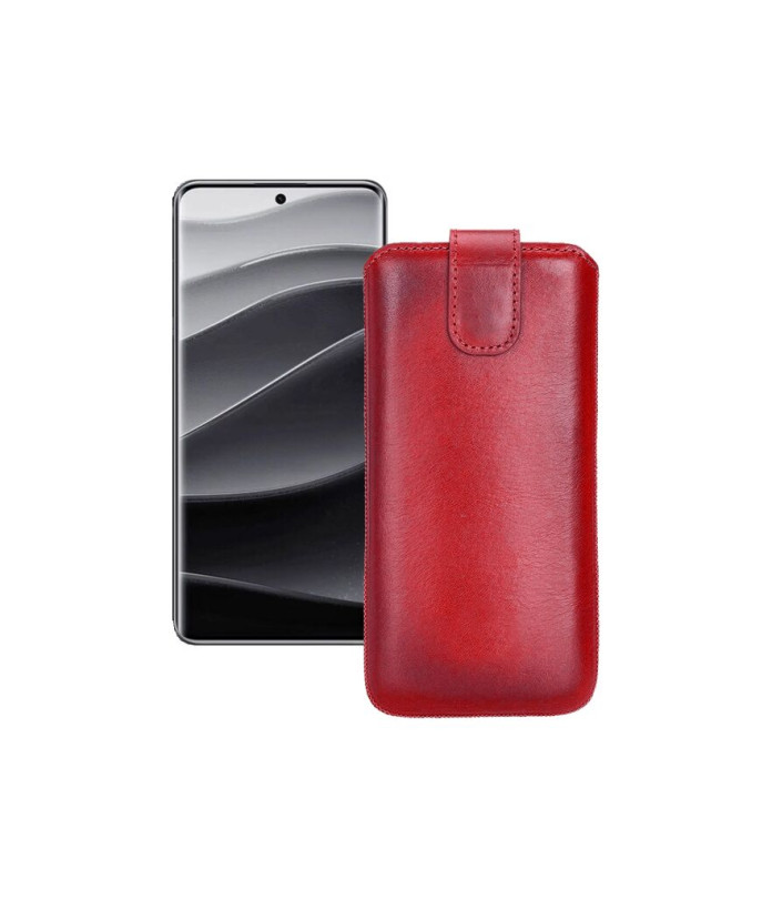 Витяжка з екошкіри для телефону Xiaomi Redmi Note 14 Pro Plus 5G
