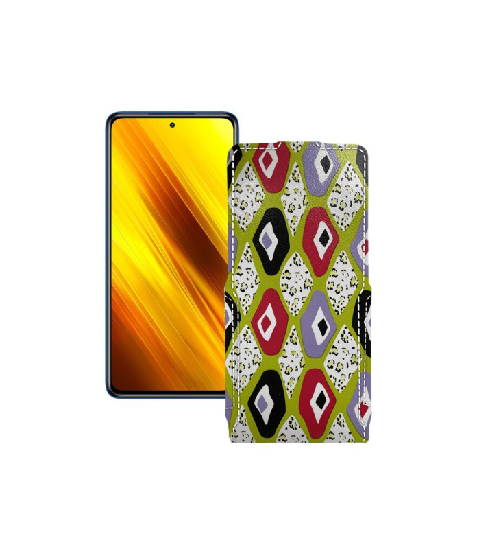 Чохол-флип з екошкіри для телефону Xiaomi Poco X3 NFC