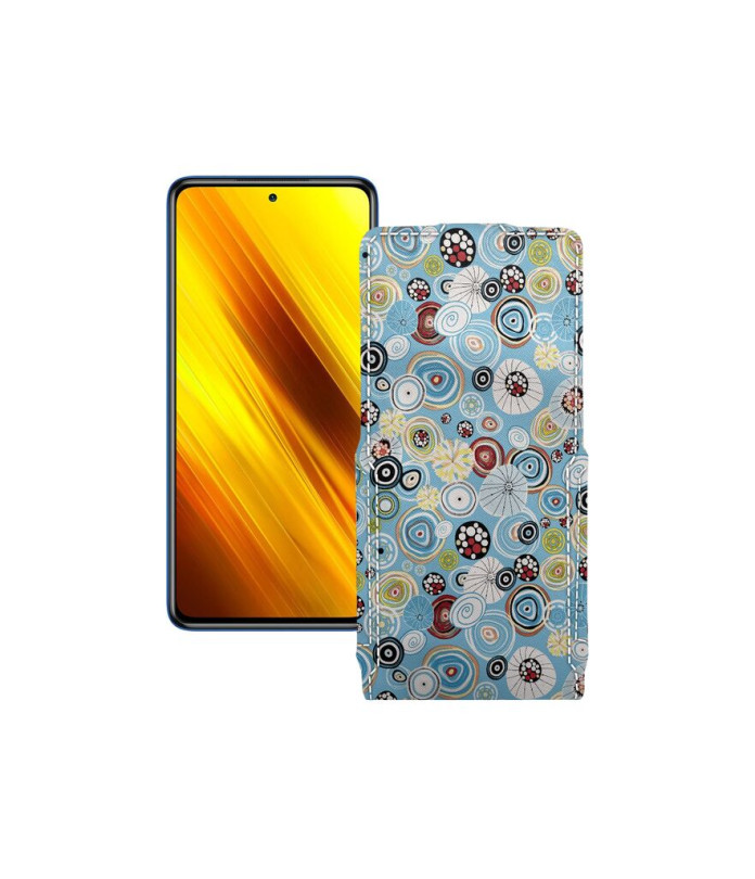 Чохол-флип з екошкіри для телефону Xiaomi Poco X3 NFC