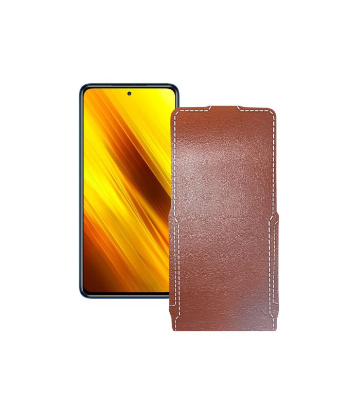 Чохол-флип з екошкіри для телефону Xiaomi Poco X3 NFC
