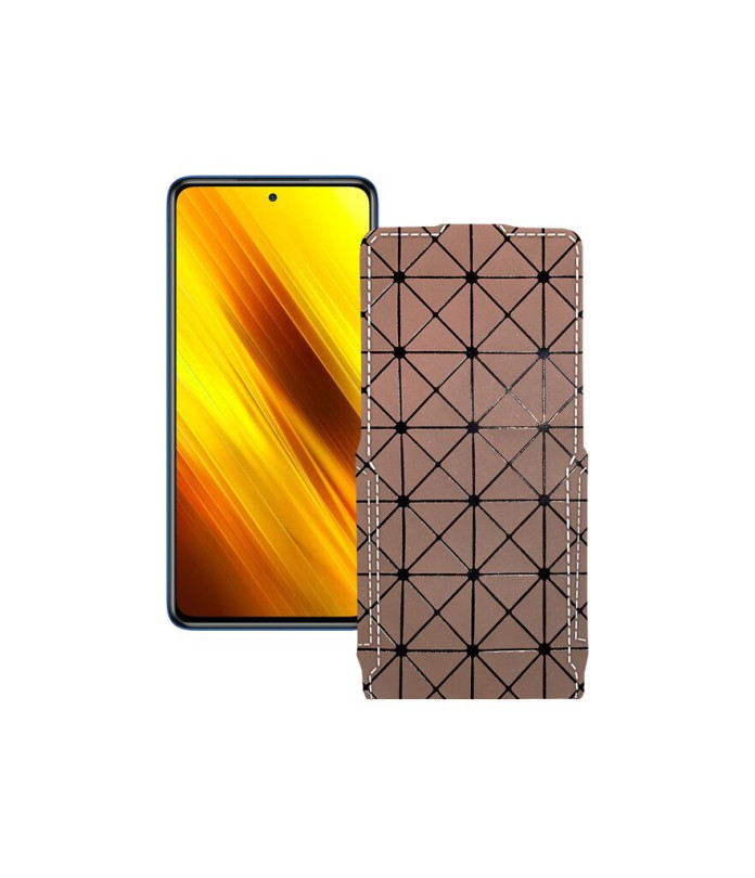 Чохол-флип з екошкіри для телефону Xiaomi Poco X3 NFC