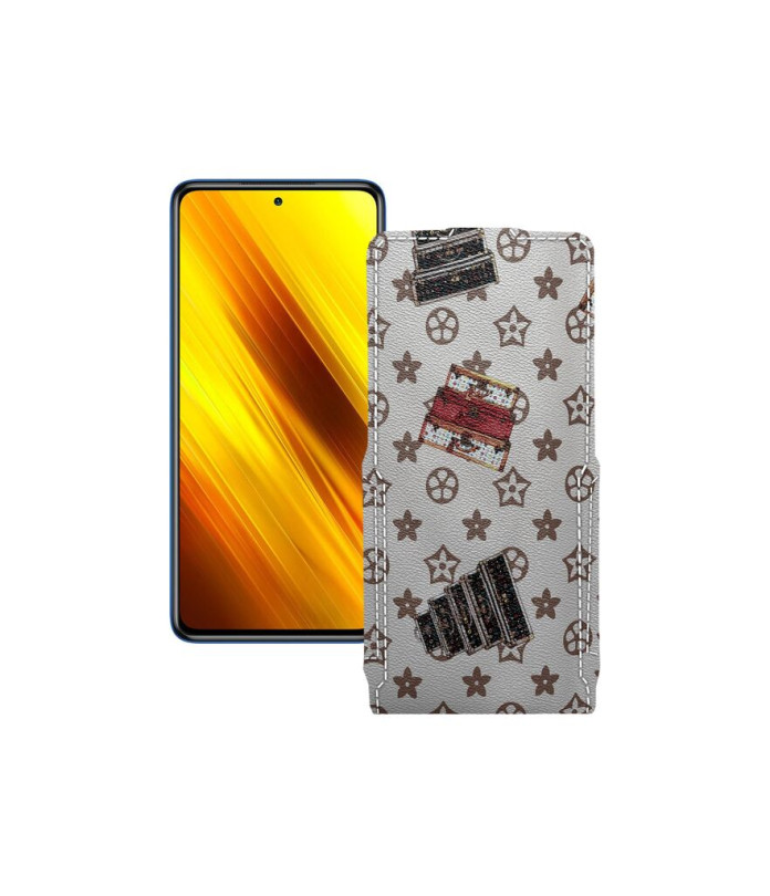 Чохол-флип з екошкіри для телефону Xiaomi Poco X3 NFC