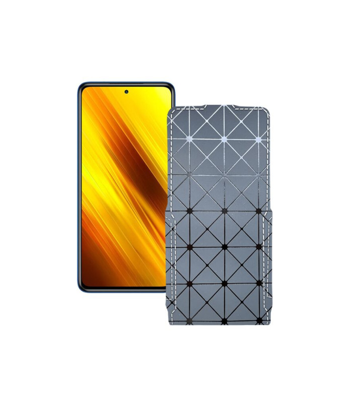 Чохол-флип з екошкіри для телефону Xiaomi Poco X3 NFC