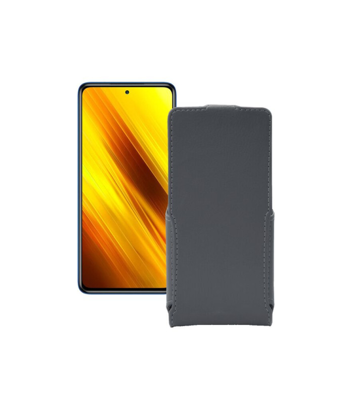 Чохол-флип з екошкіри для телефону Xiaomi Poco X3 NFC