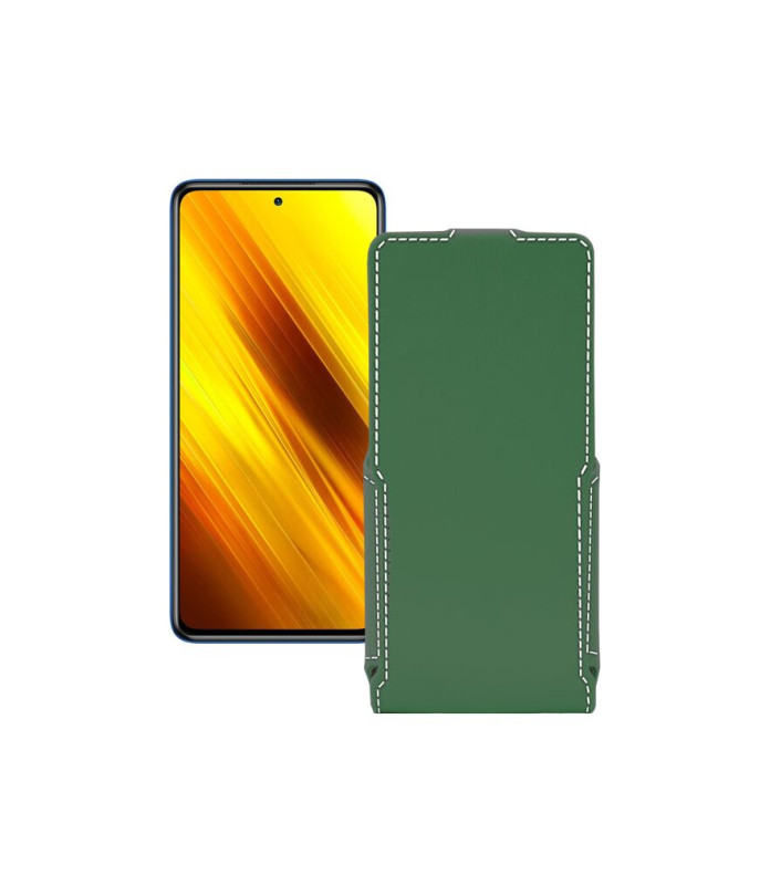 Чохол-флип з екошкіри для телефону Xiaomi Poco X3 NFC