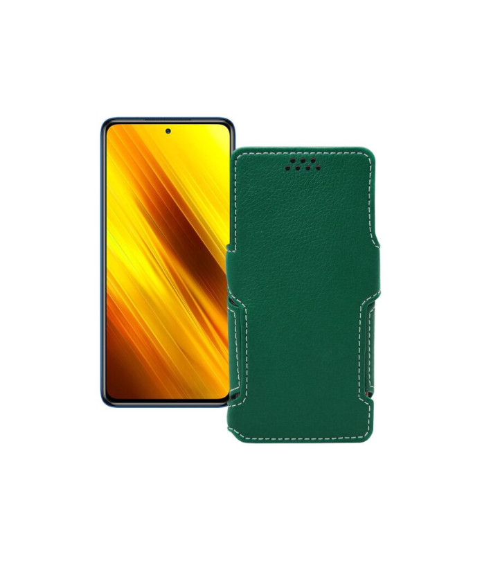 Чохол-книжка з екошкіри для телефону Xiaomi Poco X3 NFC