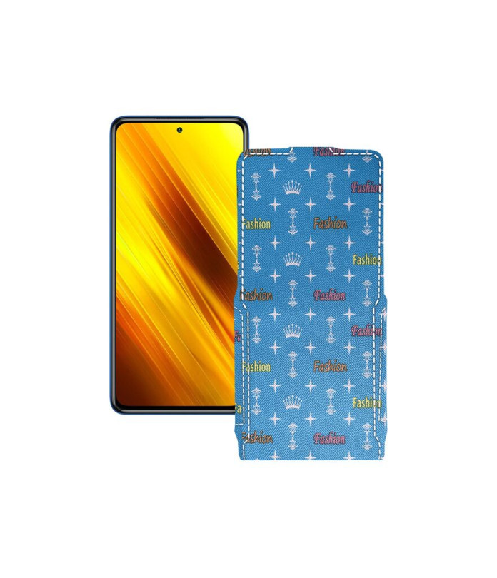 Чохол-флип з екошкіри для телефону Xiaomi Poco X3 NFC