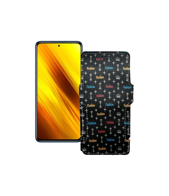 Чохол-книжка з екошкіри для телефону Xiaomi Poco X3 NFC