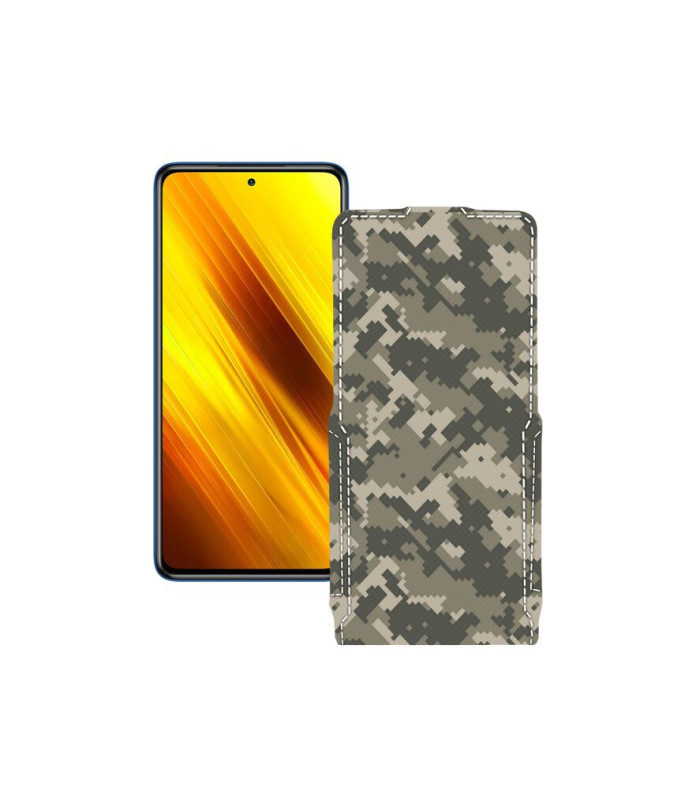Чохол-флип з екошкіри для телефону Xiaomi Poco X3 NFC