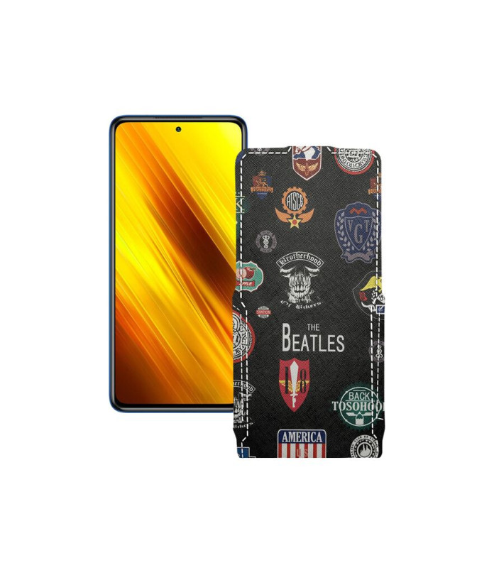 Чохол-флип з екошкіри для телефону Xiaomi Poco X3 NFC