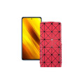 Чохол-флип з екошкіри для телефону Xiaomi Poco X3 NFC